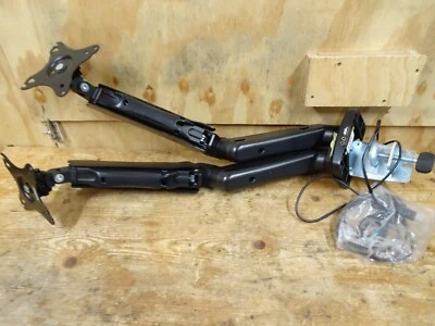 VonHaus 2 Dual Monitor Arm Full Motion Stand for 17-32” Screens   Desk mount - Image 1 of 4