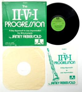 Libro de discos Jamey Aebersold The II V7 I Progression V3 de colección 1974 Sup JA1212 COMO NUEVO - Imagen 1 de 13