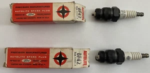Two (2) Ford Autolite BF-42 Spark Plugs STAR LOGO (B8A-12405-A) Made in USA - Picture 1 of 12