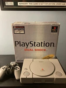 Ps1 Console With Original Box  Sony PlayStation One - Picture 1 of 9