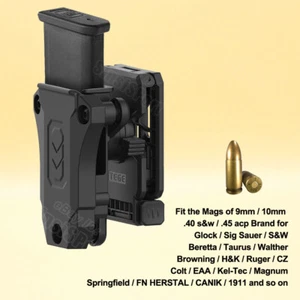 LC9S EC9 Magazine Holster Fits Ruger LC9 EC9S LCP II Max SR1911 Security 380 OWB - Picture 1 of 6