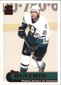 1999-00 (DUCKS) Paramount Red #6 Steve Rucchin