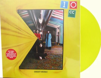 10cc LP Sheet Music YELLOW 180 Gram Vinyl AUDIOPHILE 2014  NEW Sealed - Image 1 of 4