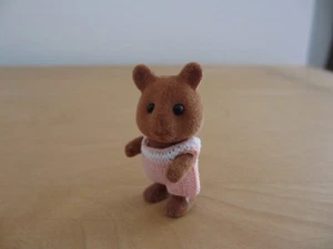 Sylvanian Families Modellino Bambino Marrone Scoiattolo Originale VINTAGE RARA Giappone Limitata - Foto 1 di 13