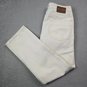 Converse One Star Jeans Mens 34x30 White Denim Straight Skater Retro Y2K Outdoor - Picture 1 of 17