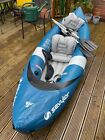 Sevylor Inflatable 2 Person Riviera Kayak with two Paddles and Skeg