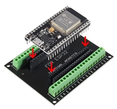 ESP32 Entwicklung Bord Breakout Board GPIO 1 in 2 für 38 Pin ESP-32S ESP32 Entwi - Bild 1 von 4