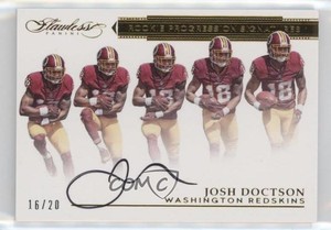 2016 Panini Flawless Progression Signatures /20 Josh Doctson Rookie Auto RC