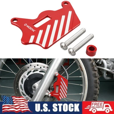 CNC Front Brake Caliper Guard Protector Cover For Honda XR 650L XR650L 1993-2025 - Image 1 of 4