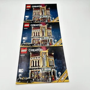 Lego Creator Expert Palace Cinema 10232 Instruction Manuals Only 1 2 3 Lot of 3 - Picture 1 of 4