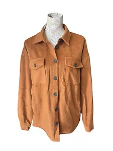 Thread & Supply Copper Medium Button Up Long Sleeve Sweater NEW - Size Medium - Picture 1 of 2