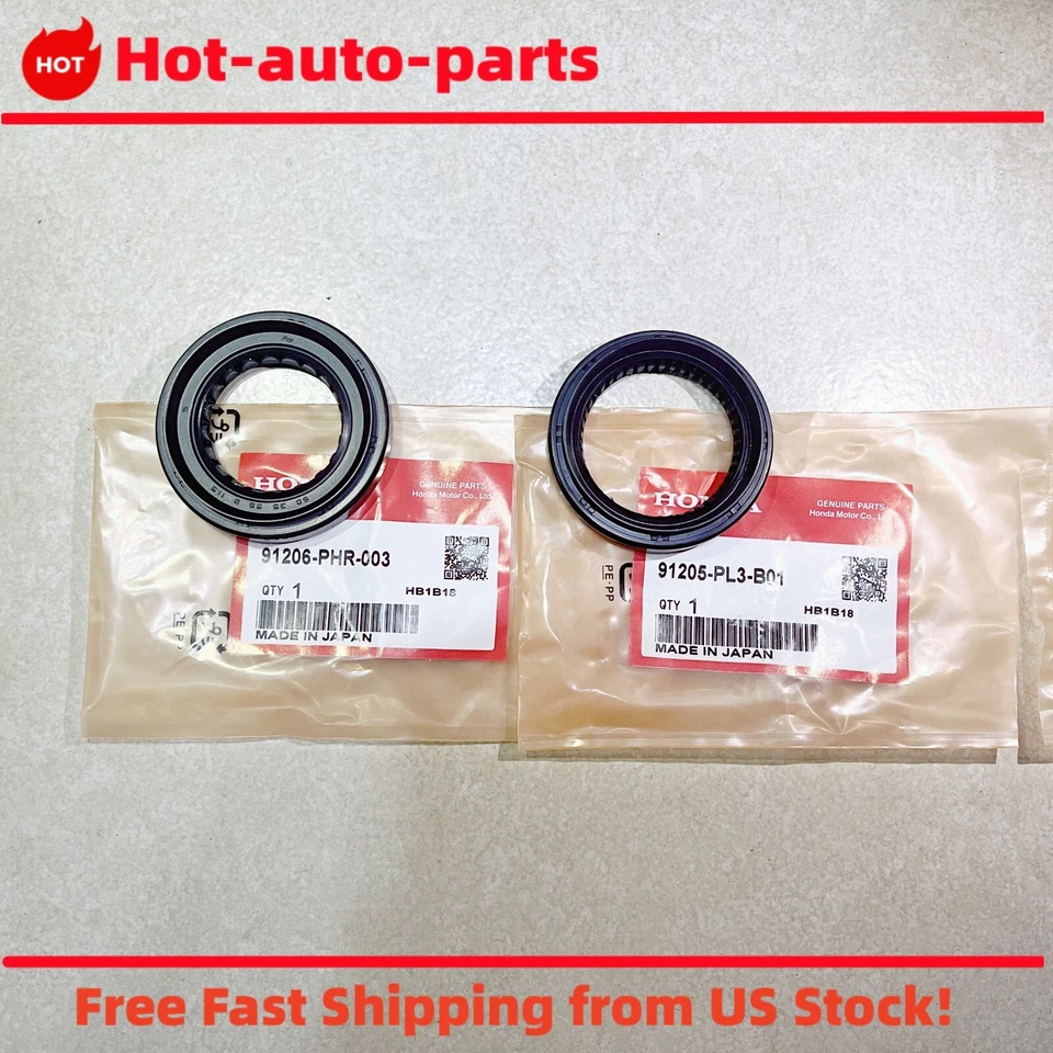 2PCS OEM Drive Axle Seal For Honda Civic CRV Acura Free Fast Shipping from US - Image 1 of 4