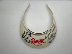 Barche Ranger vintage Flippin Ark. Visiera firmata Roland Martin Hank Parker - Foto 1 di 4