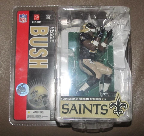 New Orleans Saints NFL Football McFarlane Toys Players Figure Toy Reggie Bush Cover
