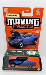 Matchbox Moving Parts Blue GMC Hummer EV Hood Opens Truck New In Package - Picture 1 of 3