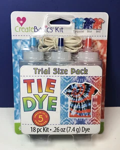 Tie Dye Kit - Create Basics 18 Piece Kit - 3 Colors in Bottles NEW NIP - Picture 1 of 4