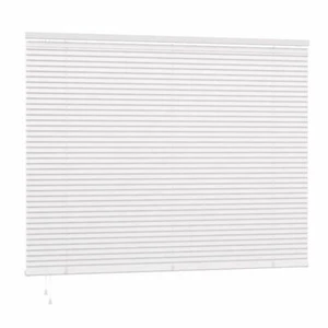 SPEEDY 25MM SLAT PVC WHITE VENETIAN FIXED BLIND KIT & CHILD SAFE 160/200 CM DROP - Picture 1 of 2