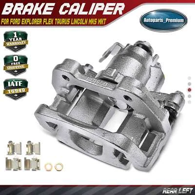 Pinza de freno trasera izquierda con soporte para Ford Explorer Flex Taurus Lincoln MKS MKT Foto 1 de 4