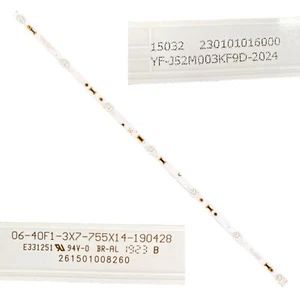 Tira 7 leds OK ODL 40661FN-DB 06-40F1-3X7-755X14-190428 230101016000 YF-J52M003K - Imagen 1 de 1