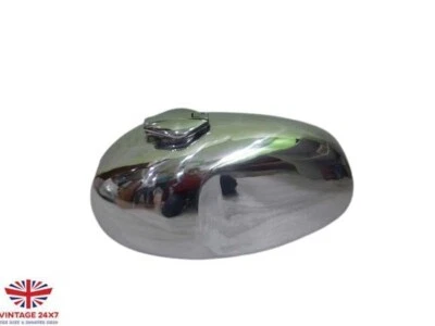 APTO PARA AJS STORMER ALEACIÓN DE ALUMINIO SCRAMBLER GAS COMBUSTIBLE GASOLINA TANQUE + TAPA Foto 1 de 4