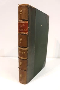 c1885 The Heart Of Mid-Lothian by Sir Walter Scott Antique British Fiction Book - Picture 1 of 11