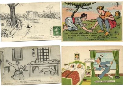 HUMOR COMIC 228 Vintage Postcards Mostly pre-1960 (L3318) - Photo 1/4