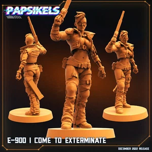 E-900 Come to Exterminate | Papsikels |  | RPG D&D Wargaming 3D Printed Mini - Picture 1 of 1