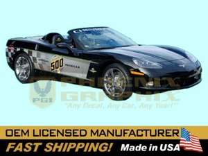 Corvette C6 Indy 500 2008 Pace Car Stripes calcomanía kit de gráficos ¡completo! - Imagen 1 de 1