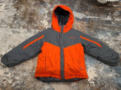 Kids Columbia Coat Size XS Orange and Gray - Image 1 of 4