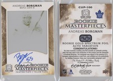 2017-18 Upper Deck The Cup Masterpieces Printing Plate Yellow Auto 1/1 Rookie RC