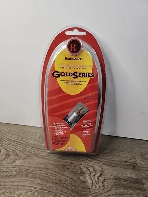 Radio Shack Gold Series 3' (91.4 cm) Mono Audio/Video Cable (gold plated 15-3010 - Image 1 of 4