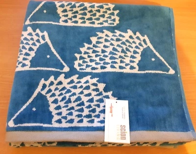 Toalla de baño Scion Spike azul, 70x130 cm, terciopelo de algodón OEKO-TEX, NUEVA CON ETIQUETAS Foto 1 de 4