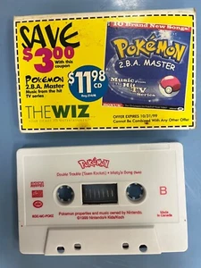 Pokemon 1999 Cassette Tape Nintendo - Picture 1 of 3