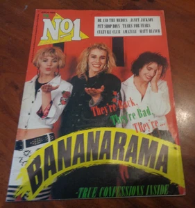 1986  June 14  No 1 Music Magazine  BANANARAMA - Bild 1 von 1