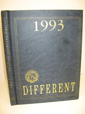 1993 Different Fron All the Rest, Eastern Nazarene College Wollaston MA Yearbook - Image 1 of 4