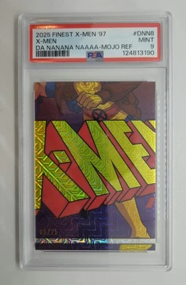 2025 Topps X-men Da nanana DNN-8 Mojo Refractor 05/25 SSP PSA 9 - Image 1 of 2