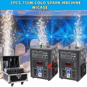 2X750W Cold Spark Machine Stage Effect Equipment Spark Fountain Machine DJ Party - Picture 1 of 11