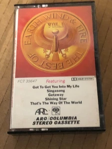 EARTH WING & FIRE THE BEST OF CASSETTE TAPE - Picture 1 of 4