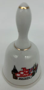 The Old Country Bush Garden Williamsburg Va 3.75" Bell~Decorative Porcelain Bell - Picture 1 of 5