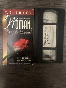 TD Jakes Presents Music From Woman Thou Art Loosed VHS Tape Integrity Music 1996 - Bild 1 von 2