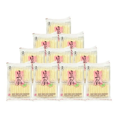 SALE,MHD25.11.25! Rice Cracker Want Want Reiscracker Erbsengeschmack 10x108g - Bild 1 von 2