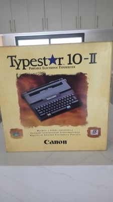Canon Typestar 10-II Portable Electronic Typewriter (Adapter not included) - Image 1 of 4