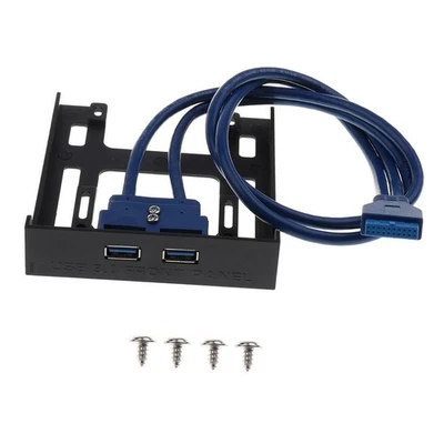 USB 3.0 Front Panel 3.5inch 2Port Hub to 20pin Connector - Bild 1 von 4