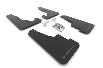 Rally Armor UR Mud Flaps for 2016-2017 Dodge Durango – Black with Grey Logo Foto 1 de 4