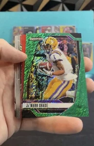 2025 Panini Prizm Draft Picks Ja’Marr Chase FOTL Green Shimmer /8 LSU - Picture 1 of 2
