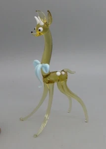 Lampwork - Babycham Style Glass Deer / Bambi - 12.5cm - Picture 1 of 14
