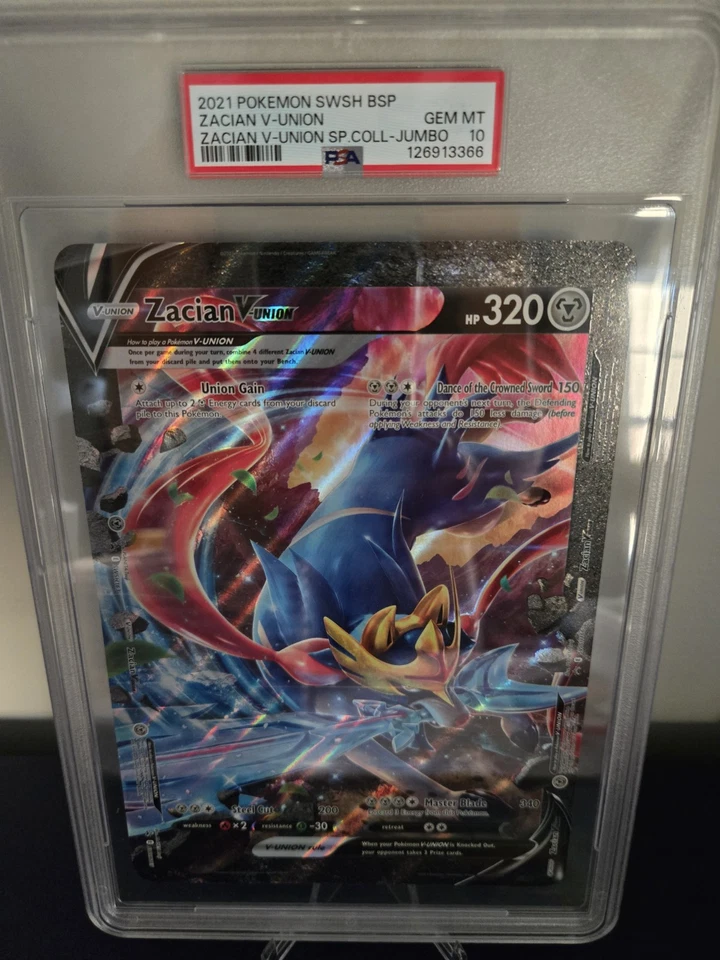 PSA 10 Zacian V-UNION Jumbo Cards Holo - Image 1 of 1