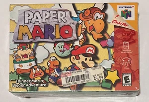 Paper Super Mario Nintendo 64 N64 NEW Factory Sealed - Picture 1 of 5