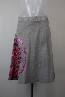 DESIGUAL GONNA DONNA TG. M WOMAN VINTAGE SKIRT COTONE CASUAL - Immagine 1 di 4