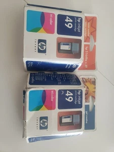 NEW GENUINE OEM PRINTER CARTRIDGE HP-49 TRI-COLOR SEALED EXPIRED 2002 - Picture 1 of 2